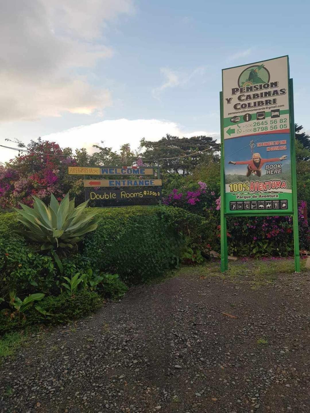 Pension Y Cabinas Colibri B&B Costa Rica Monteverde Zewnętrze zdjęcie